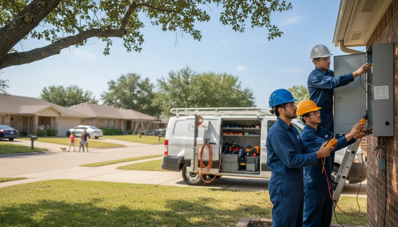 Certified electrician providing emergency electrical services in Wapanucka, OK
